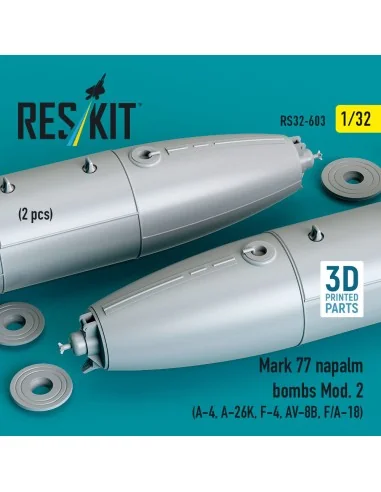 Mark 77 napalm bombs Mod.2 (2pcs) (A-4, A-26K, F-4, AV-8B, F/A-18) ...