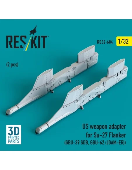 US weapon adapter for Su-27 Flanker (2 pcs) (GBU-39 SDB, GBU-62 (JD...