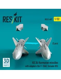 AS.34 Kormoran missiles with adapters (2 pcs) (for F-104G, Tornado ...