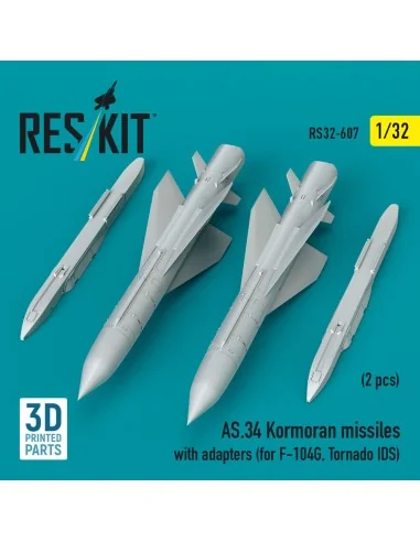 [NO_DESC] AS.34 Kormoran missiles with adapters (2 pcs) (for F-104G...