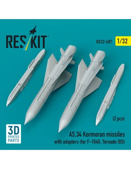 AS.34 Kormoran missiles with adapters (2 pcs) (for F-104G, Tornado ...