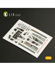 MiG-29A (9-12) Fulcrum interior 3D decals for Trumpeter kit, 1/32 -... 2
