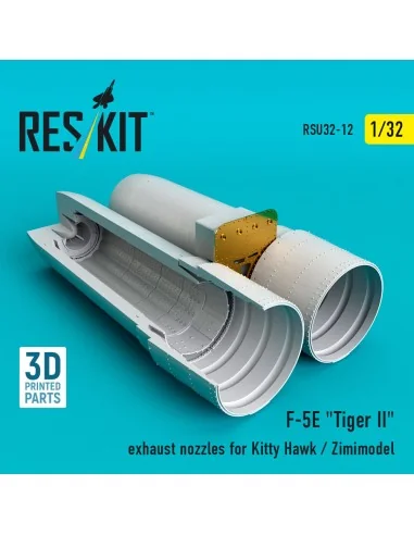 F-5E Tiger II exhaust nozzles for Kitty Hawk / Zimimodel (3D Printe...
