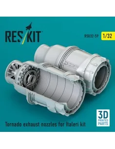 Tornado exhaust nozzles for Italeri kit (3D Printed), 1/32 - ResKit...
