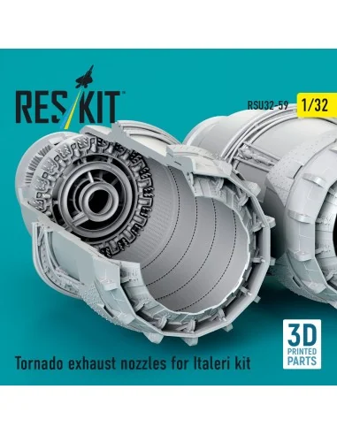 [NO_DESC] Tornado exhaust nozzles for Italeri kit (3D Printed), 1/3...