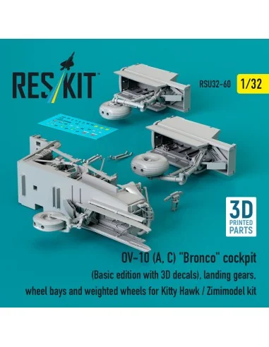 OV-10 (A, C) Bronco cockpit (Basic edition with 3D decals), landing...