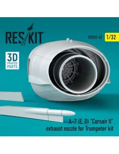 A-7 (E, D) Corsair II exhaust nozzle for Trumpeter kit, 1/32 - ResK...