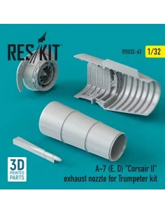 A-7 (E, D) Corsair II exhaust nozzle for Trumpeter kit, 1/32 - ResK... 2