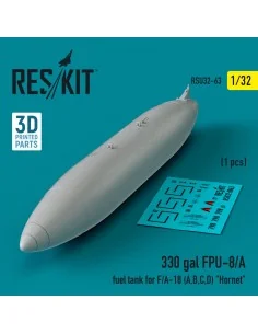 330 gallon FPU-8/A fuel tank for F/A-18 (A, B, C, D) Hornet (1 pcs)...