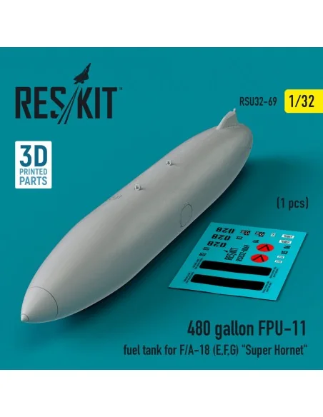 480 gallon FPU-11 fuel tank for F/A-18 (E, F, G) Super Hornet (1 pc...