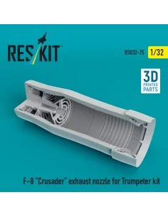 F-8 Crusader exhaust nozzle for Trumpeter kit (3D Printed), 1/32 - ...