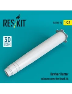 Hawker Hunter exhaust nozzle for Revell kit (3D Printed), 1/32 - Re... 2