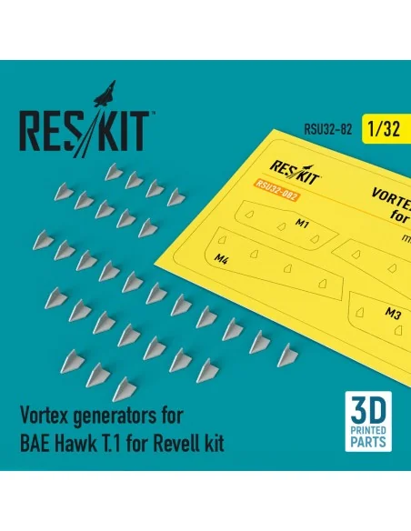 [NO_DESC] Vortex generators for BAE Hawk T.1 for Revell kit (3D Pri...