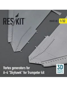 Vortex generators for A-4 Skyhawk for Trumpeter kit (3D Printed), 1... 2