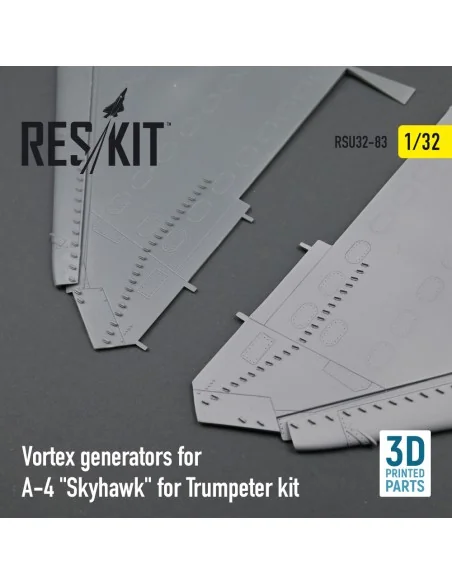 Vortex generators for A-4 Skyhawk for Trumpeter kit (3D Printed), 1...