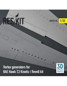 Vortex generators for BAE Hawk T.2 Kinetic / Revell kit (3D Printed... 2