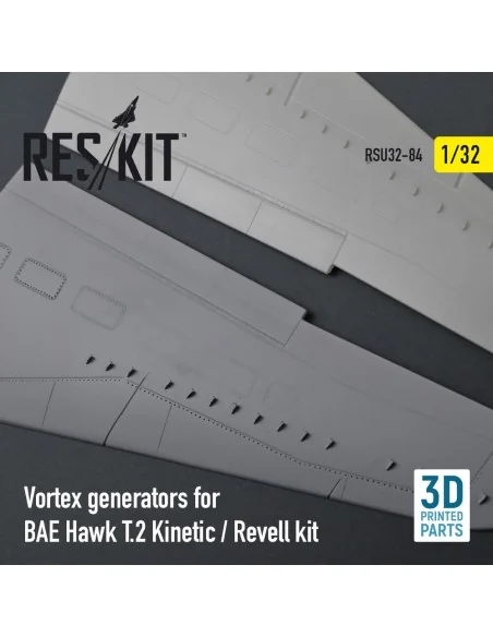 Vortex generators for BAE Hawk T.2 Kinetic / Revell kit (3D Printed...