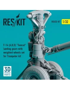 F-14 (A, B, D) Tomcat landing gears with weighted wheels set for Tr... 2