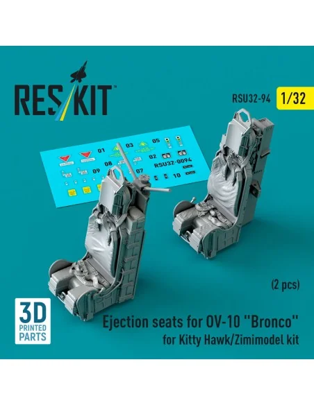Ejection seats for OV-10 Bronco (2 pcs) for Kitty Hawk/Zimimodel ki...