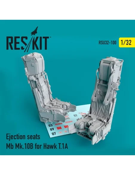 Ejection seats Mb Mk.10B for Hawk T.1A (3D Printed), 1/32 - ResKit ...