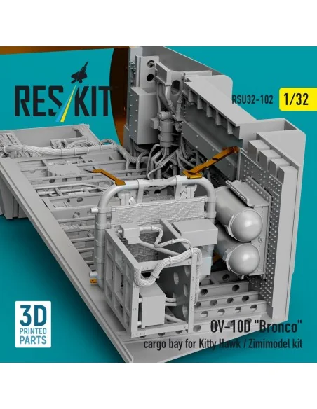 [NO_DESC] OV-10D Bronco cargo bay for Kitty Hawk/Zimimodel kit (3D ...