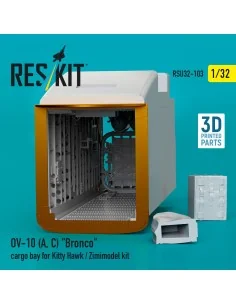 OV-10 (A, C) Bronco cargo bay for Kitty Hawk / Zimimodel kit (3D Pr...