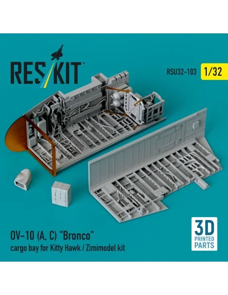 OV-10 (A, C) Bronco cargo bay for Kitty Hawk / Zimimodel kit (3D Pr...