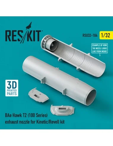 BAe Hawk T2 (100 Series) exhaust nozzle for Kinetic/Revell kit, 1/3...