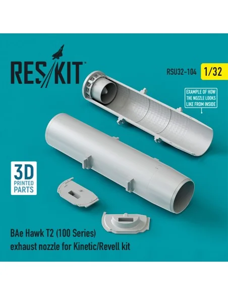 BAe Hawk T2 (100 Series) exhaust nozzle for Kinetic/Revell kit, 1/3...