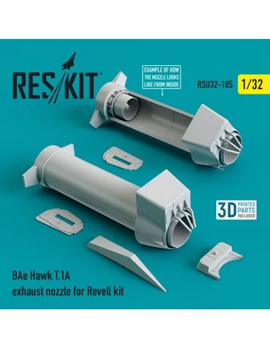 [NO_DESC] BAe Hawk T.1A exhaust nozzle for Revell kit, 1/32 - ResKi...