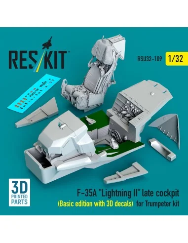F-35A Lightning II late cockpit (Basic edition with 3D decals) for ...