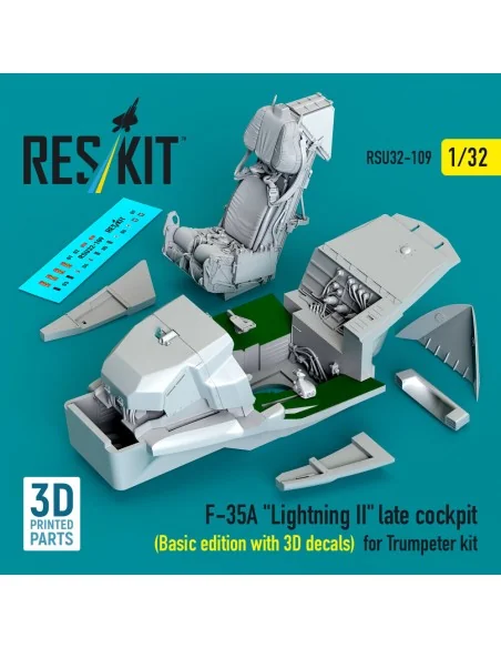 F-35A Lightning II late cockpit (Basic edition with 3D decals) for ...