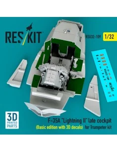 F-35A Lightning II late cockpit (Basic edition with 3D decals) for ... 2