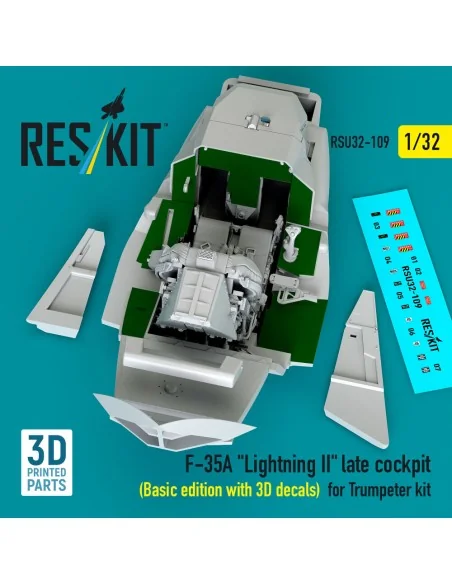 F-35A Lightning II late cockpit (Basic edition with 3D decals) for ...