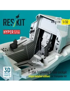 F-35A Lightning II late cockpit (Hyperdetailed edition) for Trumpet... 2