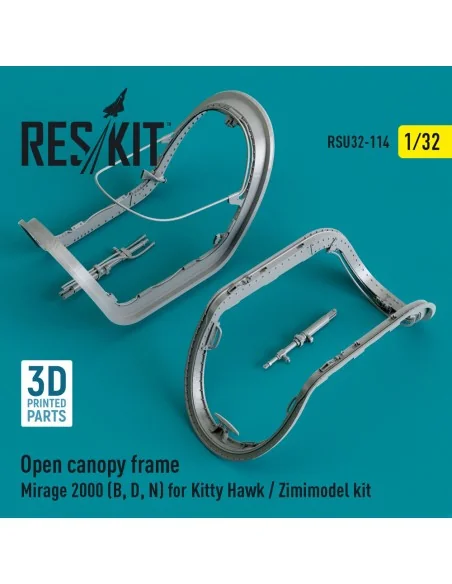[NO_DESC] Open canopy frame Mirage 2000 (B, D, N) for Kitty Hawk / ...