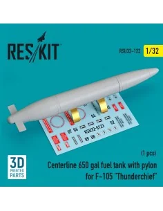 Centerline 650 gal fuel tank with pylons for F-105 Thunderchief (1 ...