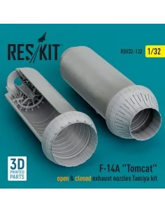 [NO_DESC] F-14A Tomcat open & closed exhaust nozzles Tamiya kit (3D...