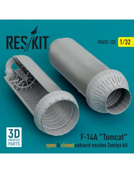 [NO_DESC] F-14A Tomcat open & closed exhaust nozzles Tamiya kit (3D...