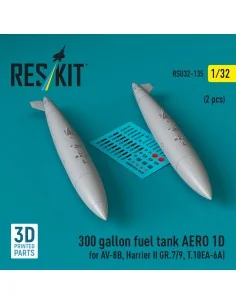 300 gallon fuel tank AERO 1D for AV-8B, Harrier II GR.7/9, T.10 (2 ...