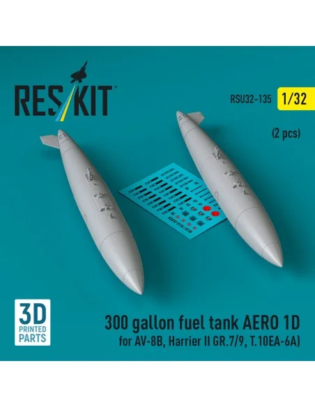 300 gallon fuel tank AERO 1D for AV-8B, Harrier II GR.7/9, T.10 (2 ...