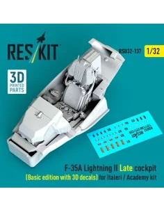 F-35A Lightning II Late cockpit (Basic edition with 3D decals) for ...