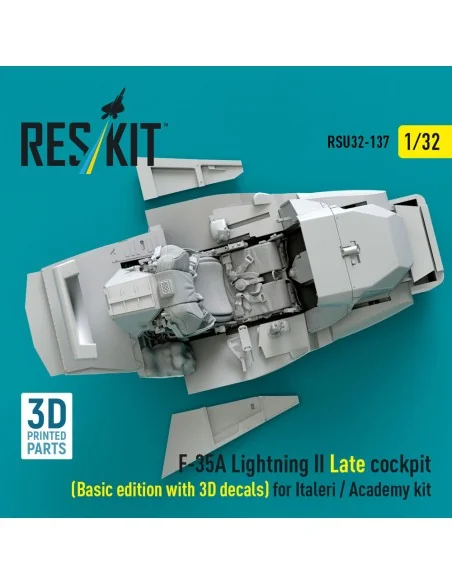 F-35A Lightning II Late cockpit (Basic edition with 3D decals) for ...