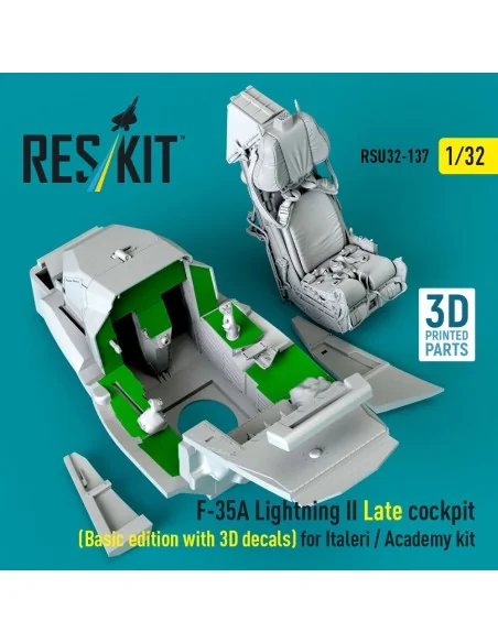 F-35A Lightning II Late cockpit (Basic edition with 3D decals) for ...