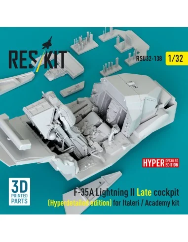 F-35A Lightning II Late cockpit (Hyperdetailed edition) for Italeri...