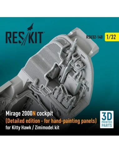 Mirage 2000N cockpit (Detailed edition) for Kitty Hawk / Zimimodel ...
