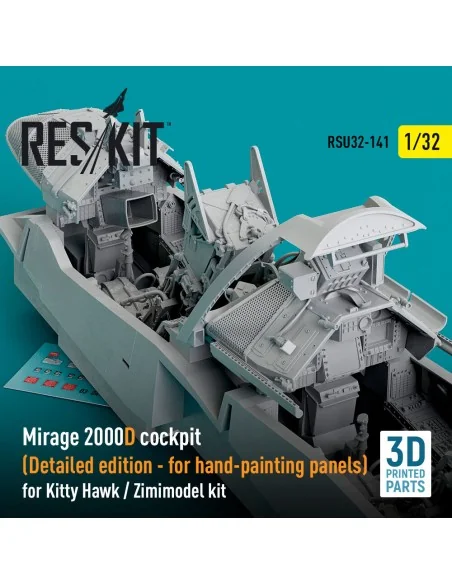 Mirage 2000D cockpit (Detailed edition) for Kitty Hawk / Zimimodel ...
