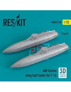 600 Gallon wing fuel tanks for F-16 (CJ/DJ Block 50/52, 50/52+, Suf...