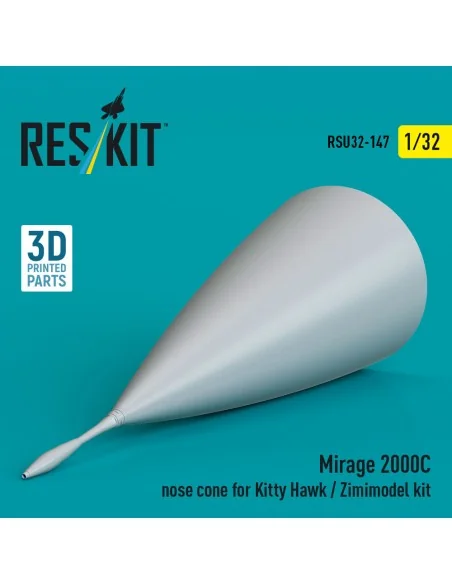 [NO_DESC] Mirage 2000C nose cone for Kitty Hawk / Zimimodel kit (3D...