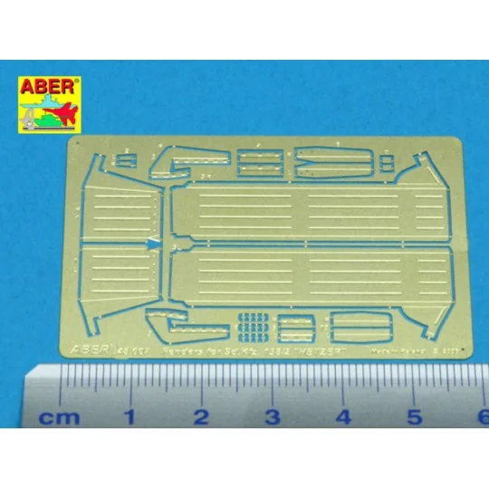 Fenders for Hetzer, 1/48 - Aber Models 48007